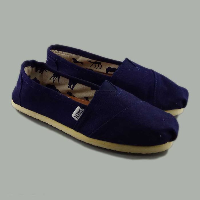 Эспадрильи Toms темно синие
