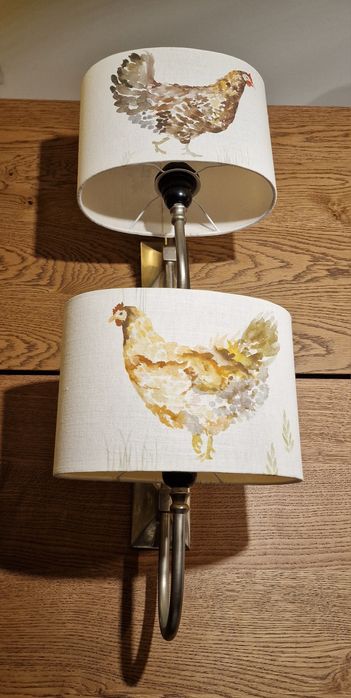 2 Candeeiros de Parede com inspiração Campestre