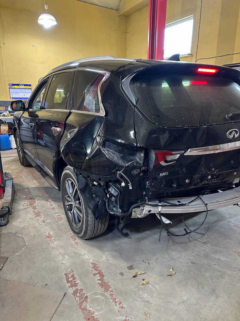 Полное восстановление infiniti qx q серии и Nissan ремонт покраска