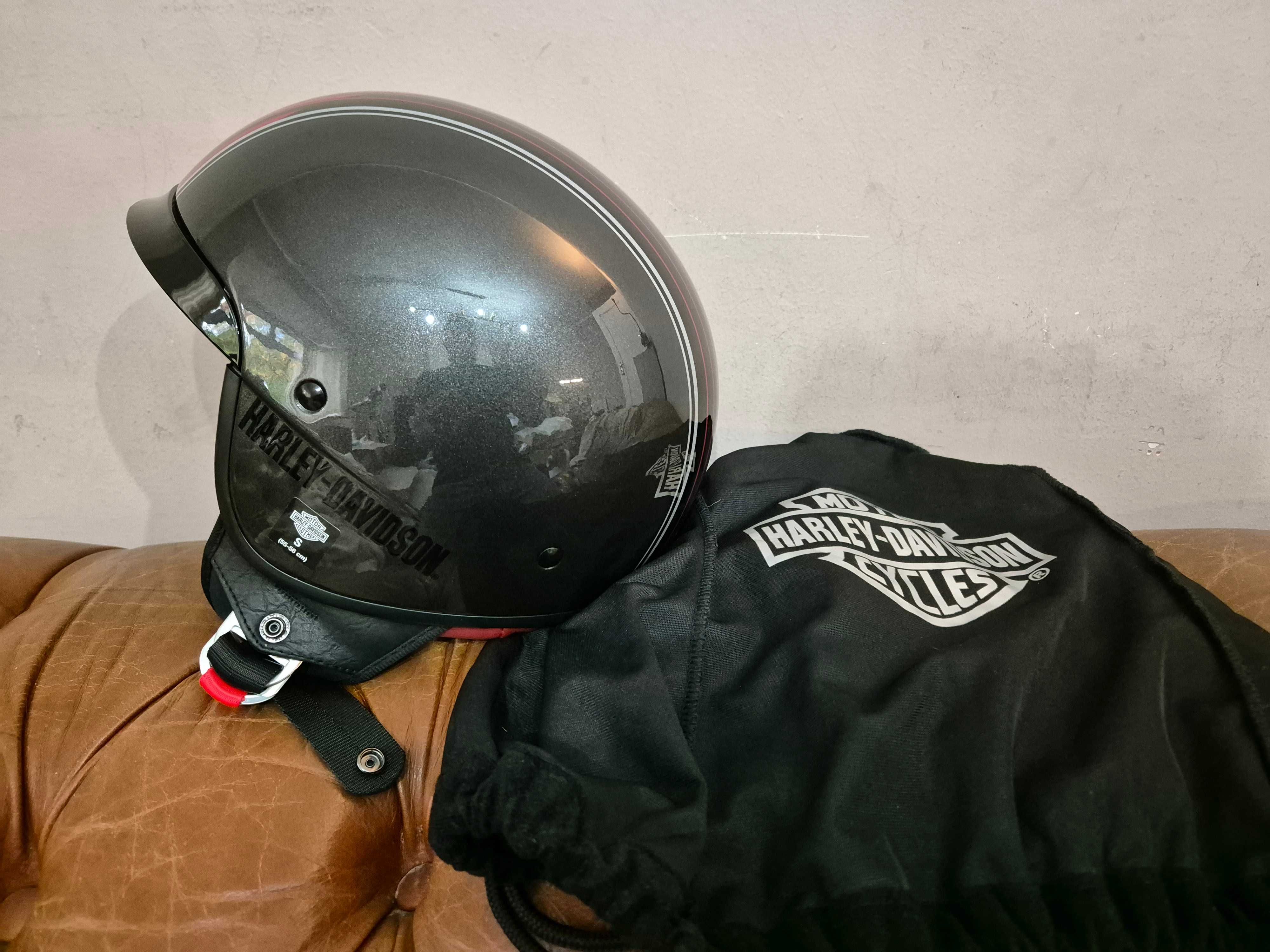 Capacete Harley Davidson tamanho S excelente estado com saco
