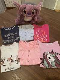 6 T-Shirts de Menina 7/8 anos