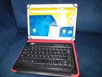 Tablet android 11 ram 2gb biały etui klawiatura