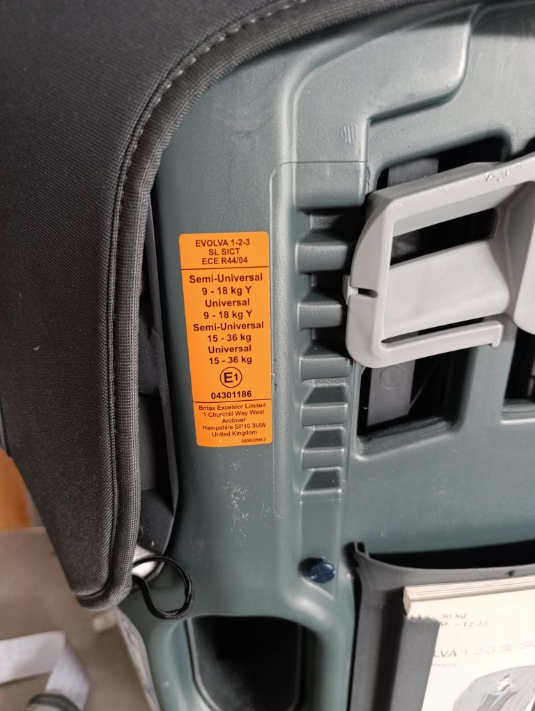Britax Romer evolva 1 2 3 SL