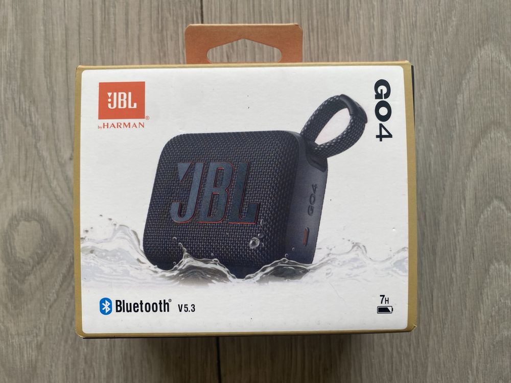 Oryginalny Głośnik Przenośny Bluetooth JBL - Go4 Kolor Czarny Mega