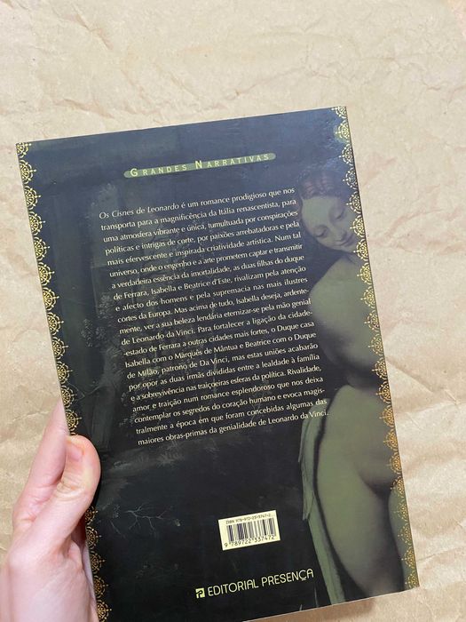 Livro Os Cisnes de Leonardo de Karen Essex