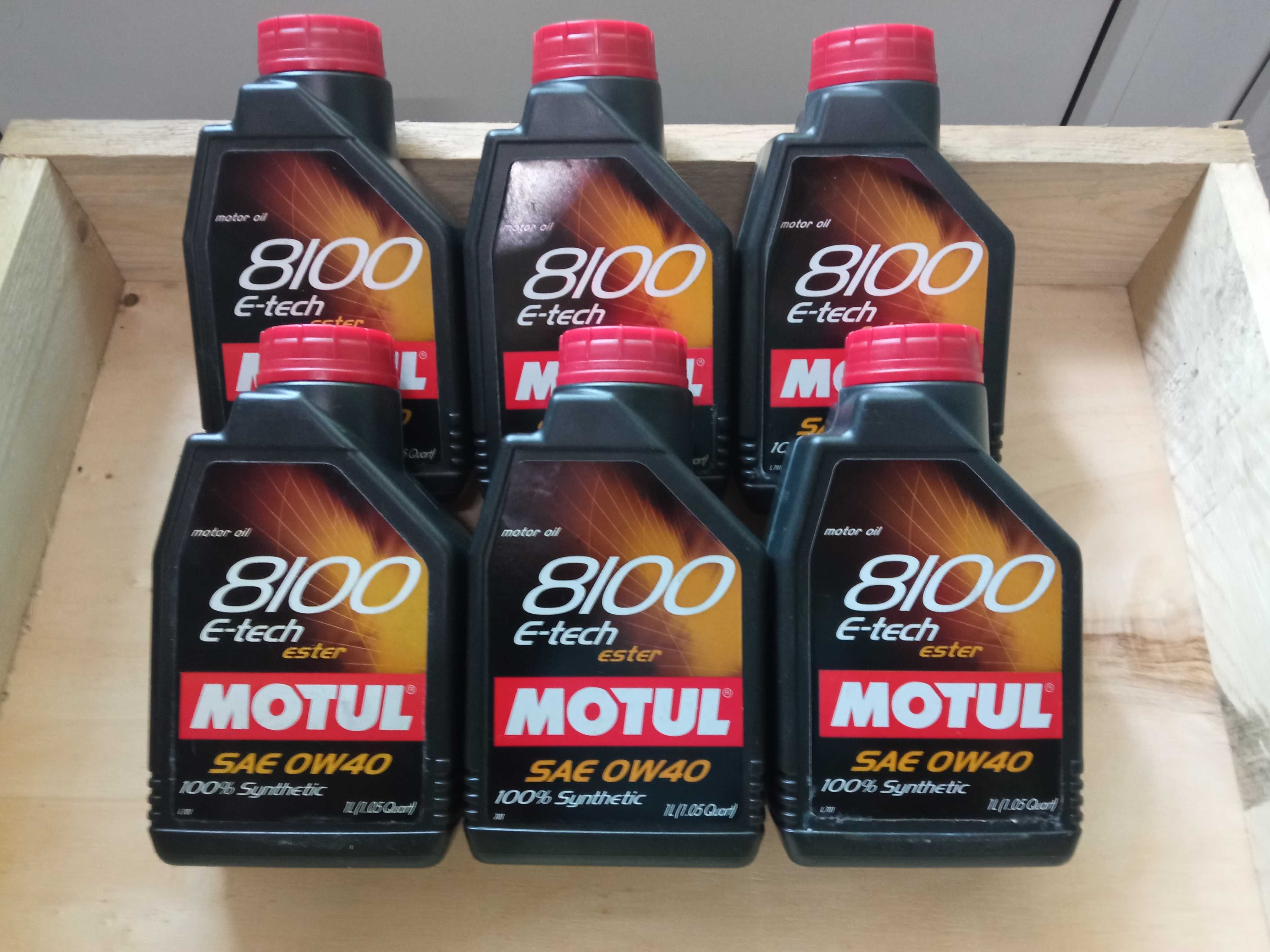 Масло MOTUL 8100 E-tech ESTER 0W40