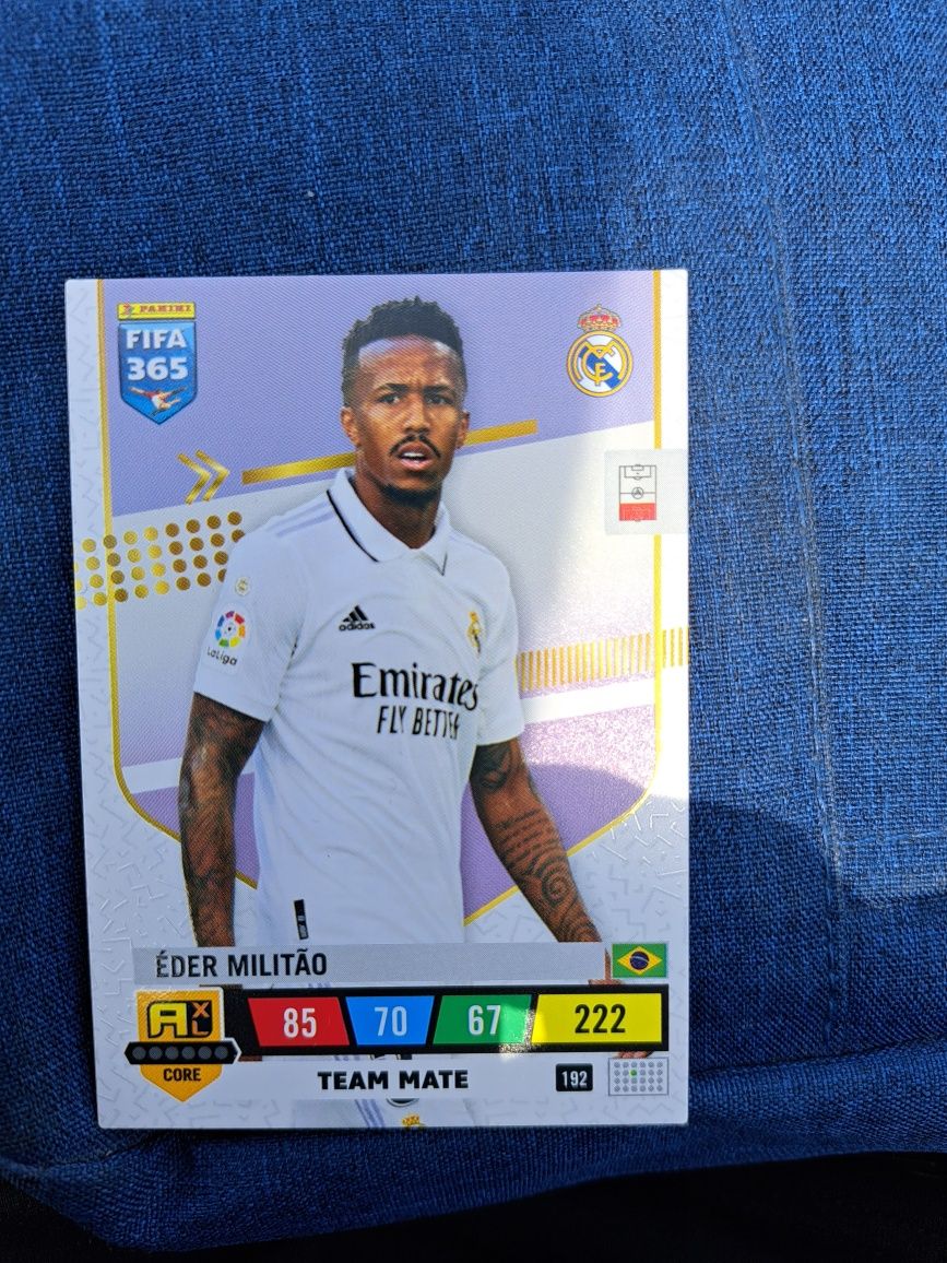 Karta Eder Militao Real Madryt Panini Fifa 365 sezon 2022/2023