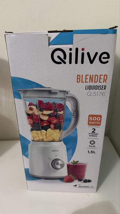 Liquidificadora Qilive Q.5176 – 1,5 L / 500 W – Em ótimo estado