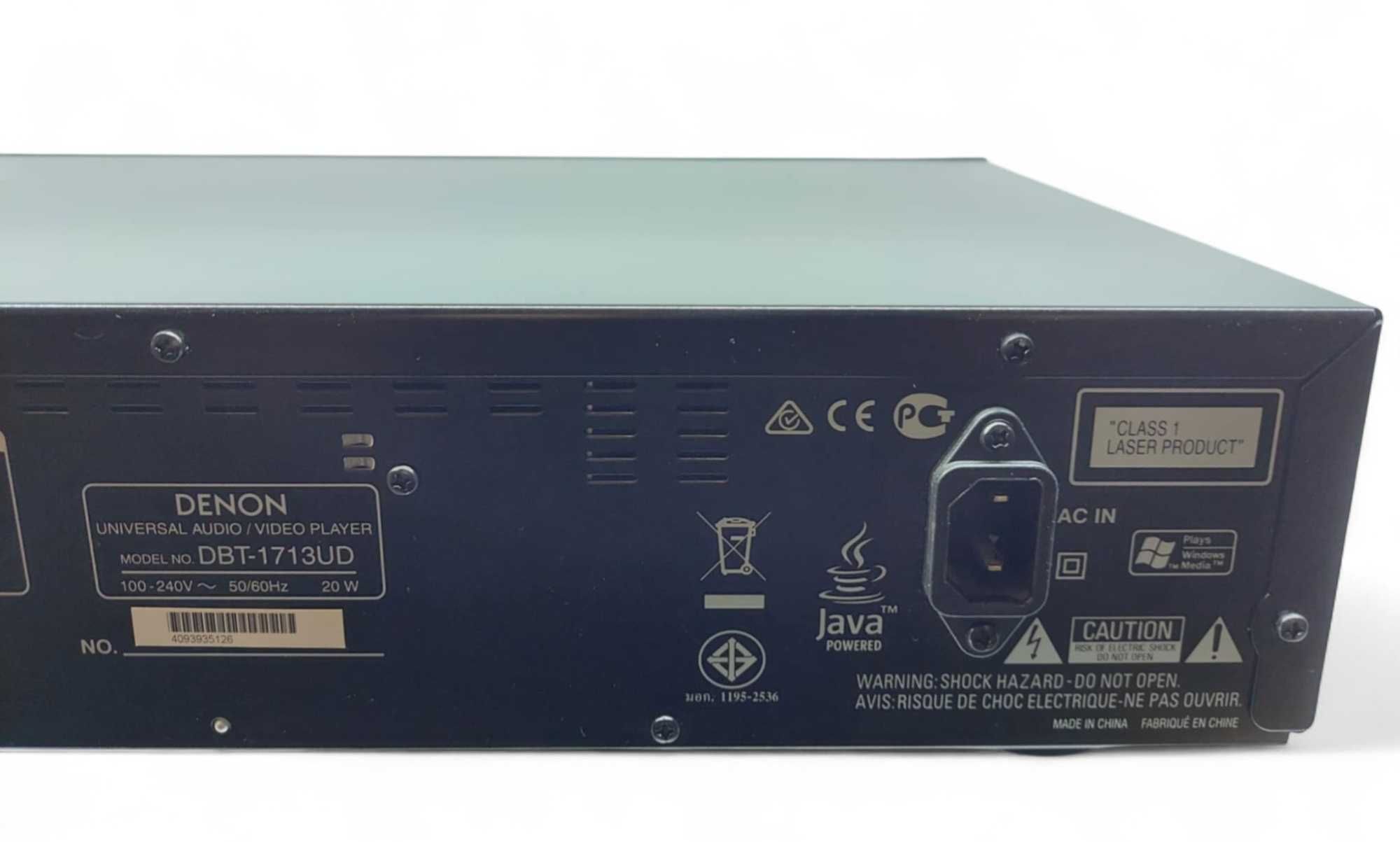 Odtwarzacz Blu-Ray Denon DBT-1713UD +pilot