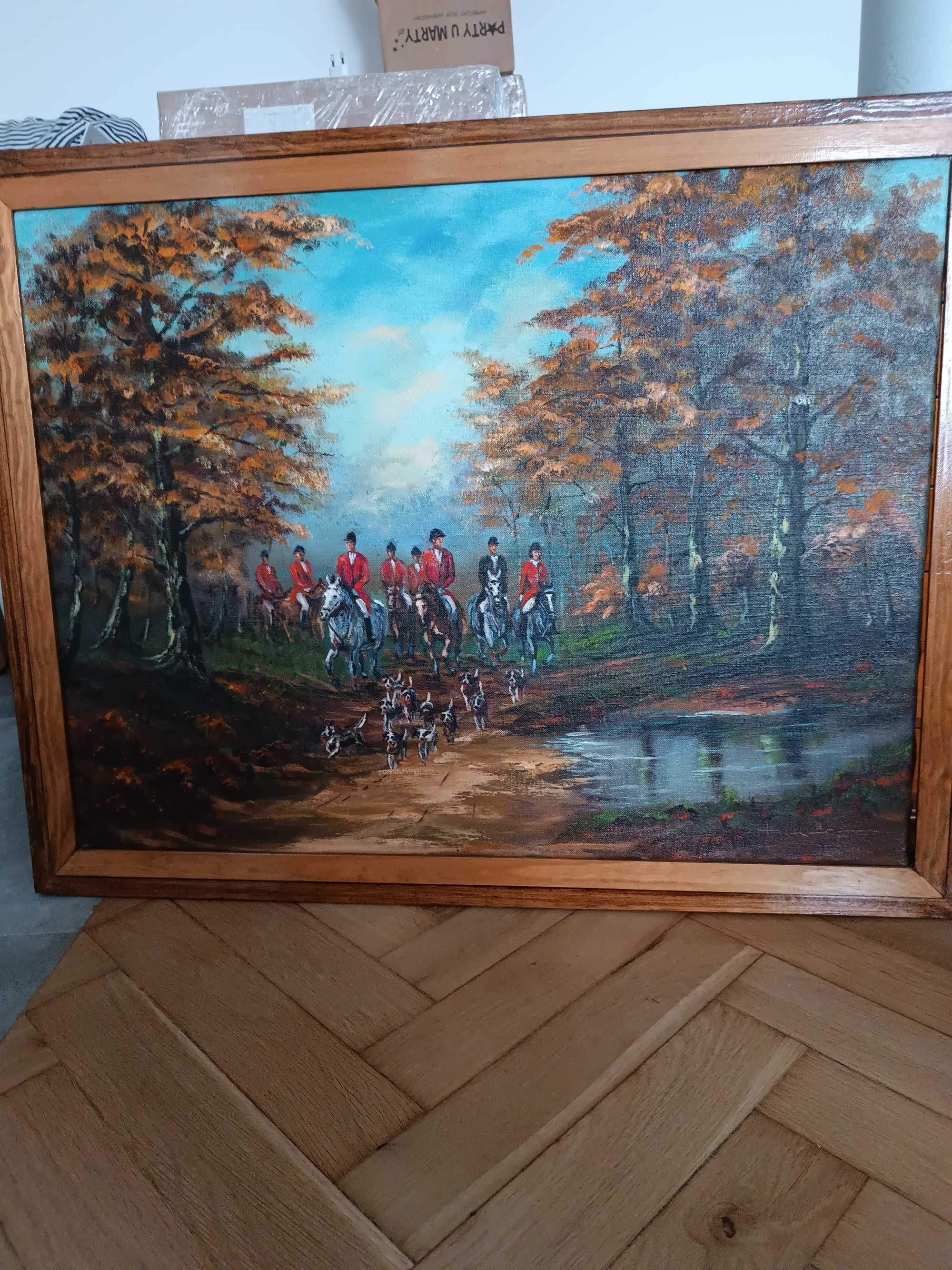 Obraz Wyjazd na polowanie.