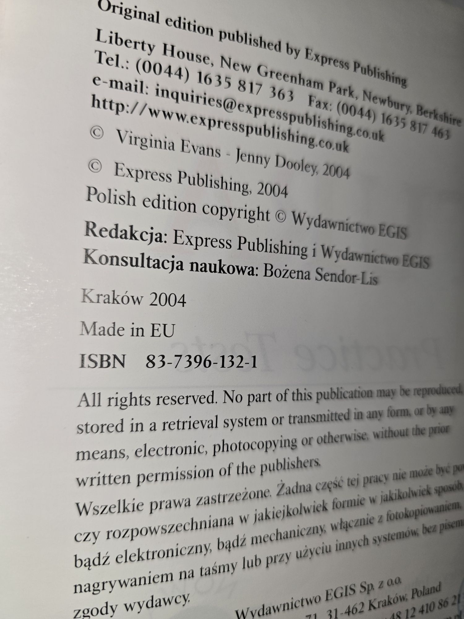 Matura, j.angielski,  wyd. Egis