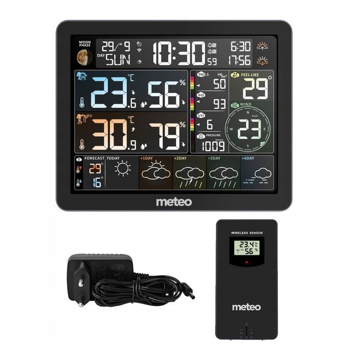 Stacja Pogodowa Wifi + Miernik Zanieczyszczenia Powietrza