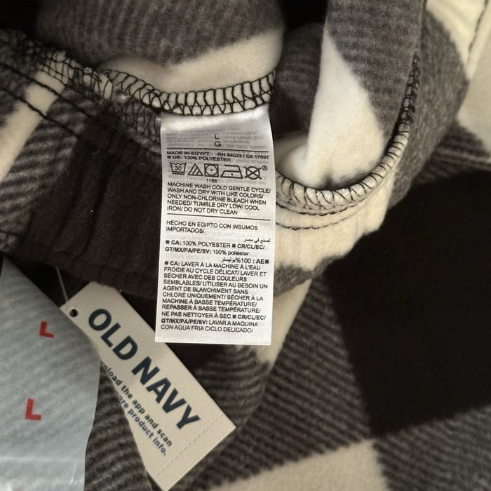 Чоловічі фланелеві піжамні штани Old Navy
