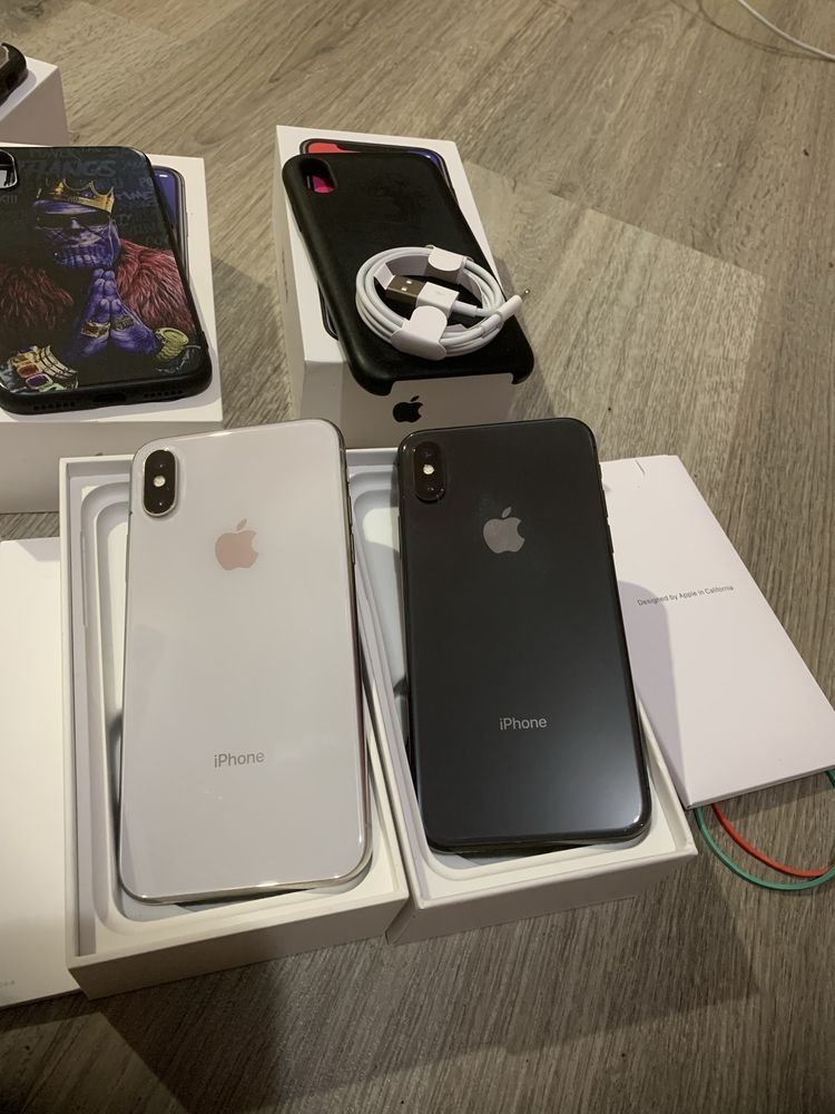 Iphone X 256 GB silver black