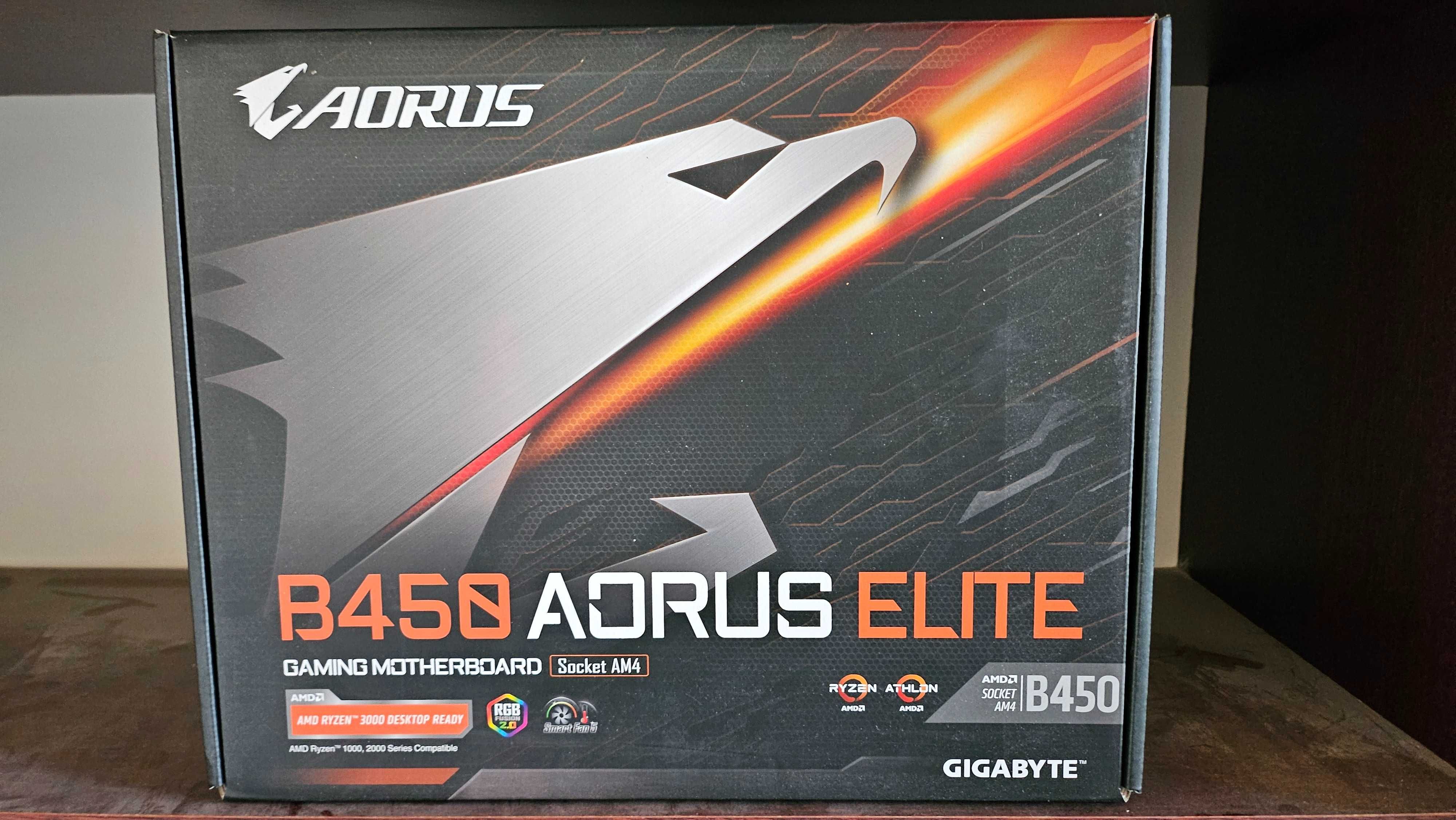 Материнская плата Gigabyte B450 AORUS ELITE