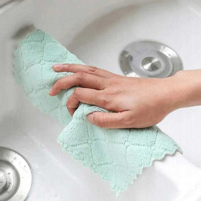 ŚCIERKA ŚCIERECZKA do SPRZĄTANIA mycia 23x13 cm Miękka Chłonna 5 szt.