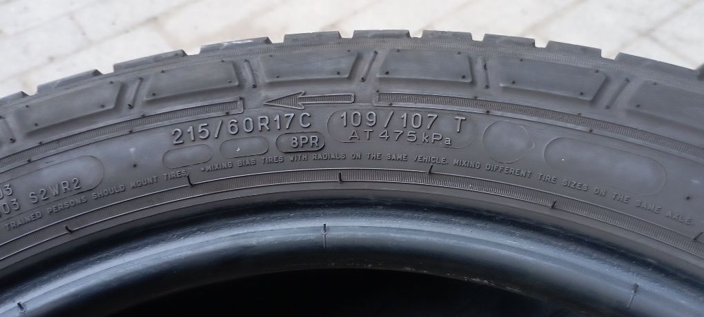 Opona 1szt 215/60/17C 109/107T Michelin Agilis CrossClimate 2020 6,8mm