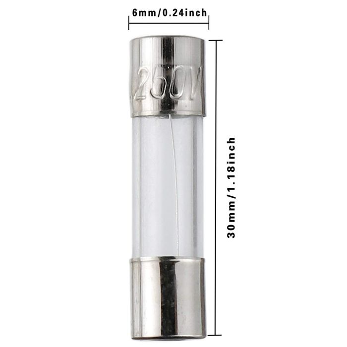 Conjunto de 360 fusíveis de vidro com diversas amperagem NOVO