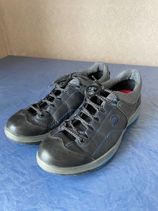 Шкіряні чоловічі кросівки Mida 12149(4) сині 42 розмір демісезон