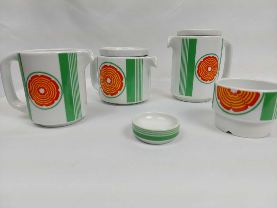 Serviço Chá SPAL Porcelanas - Conjunto Peças Chá ART DECO Portugal