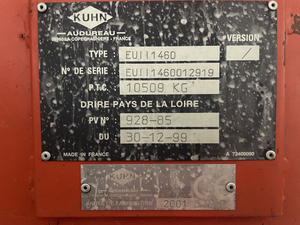 Unifeed kuhn 14m