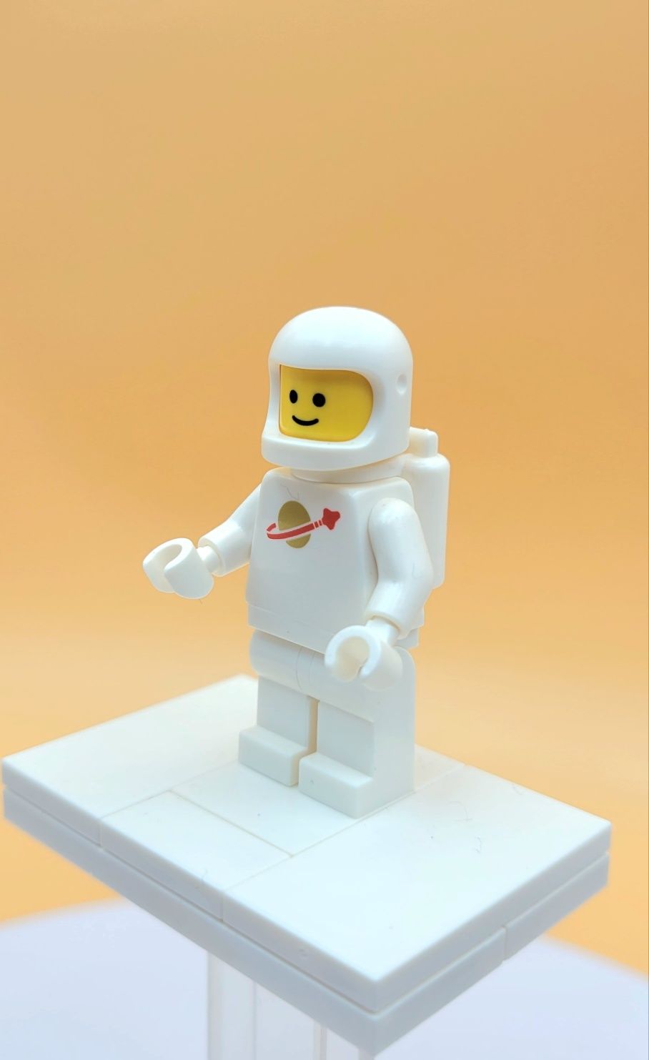 Lego classic space minifigurka biała ludzik biały tlm110 spaceman