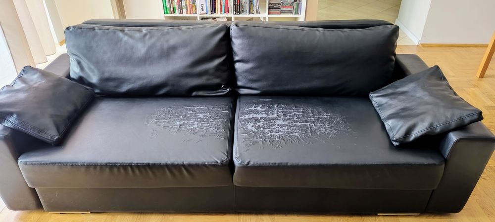 Oddam za free Kanapa rozkładaną z fotelem