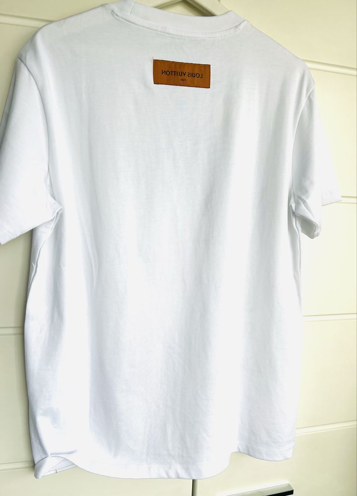 LV LOUIS VUITTON Koszulka męska tshirt nowy biała