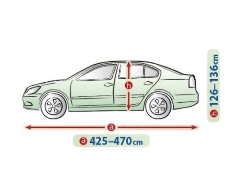 Тент Седан 470х148х136 см (L) Perfect Garage KEGEL 5-4643-249-4030