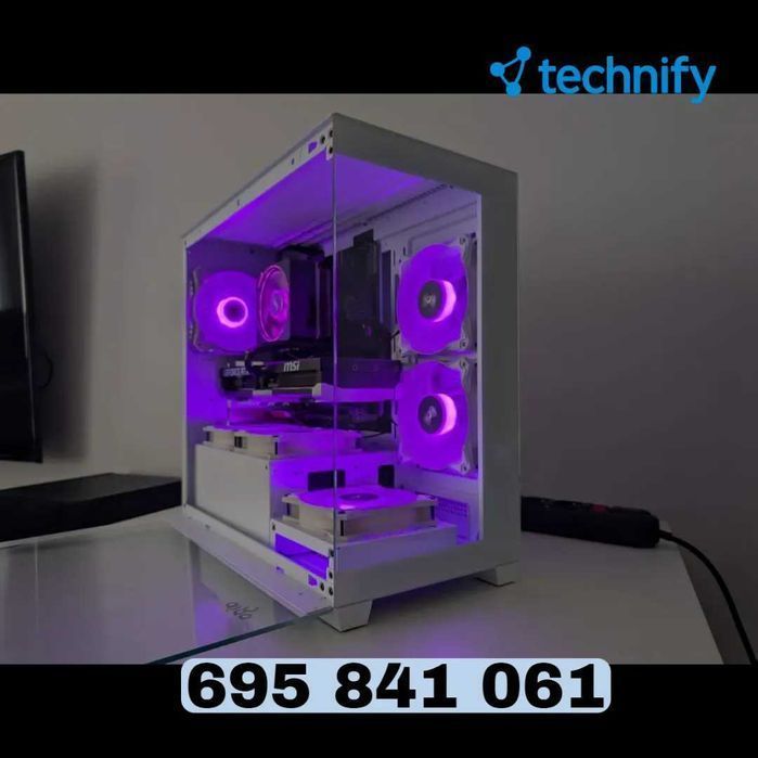 Komputer Gamingowy RTX 5070 Ryzen 5 7500F, 16GB DDR5 Faktura 23%, GWAR