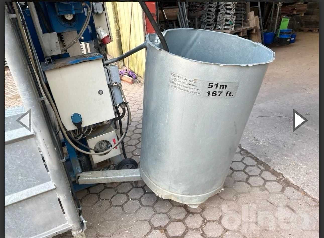 Winda budowlana towarowo osobowa Böcker Superlift MX 320kg lub 3 osoby