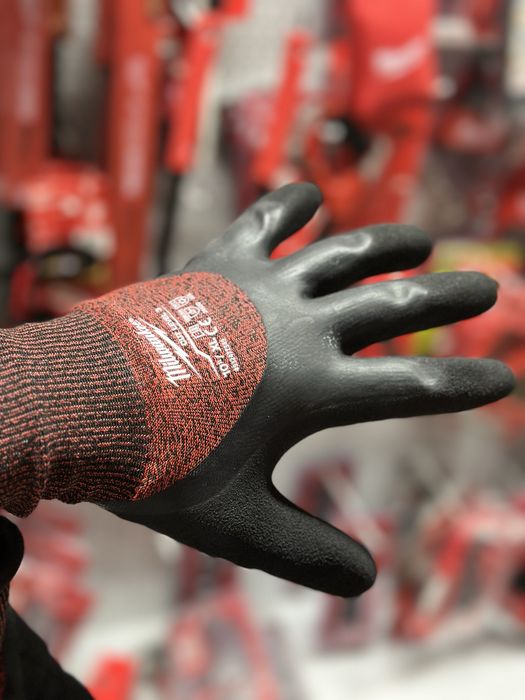 Рукавиці зимові MILWAUKEE, з опором порізам 3 рівня, розмір 9/L, 10/XL