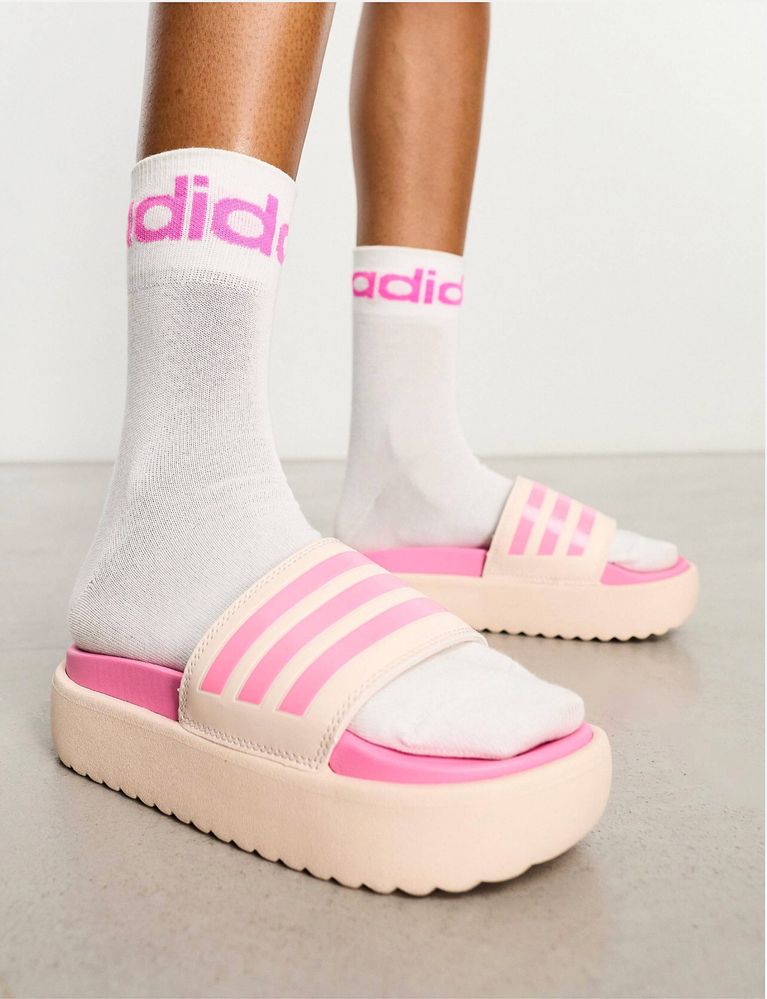 Новые Женские тапки шлепки Adidas