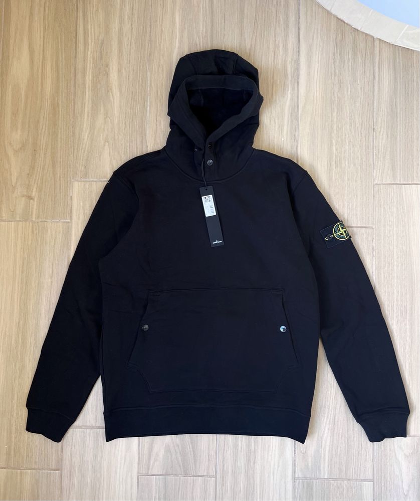 Худи Stone Island Black 791561720 authentic оригинал стон айленд