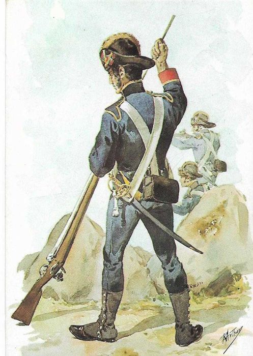 Uniformes Militares - - - Postais antigos (30 anos) - - - - - Postais