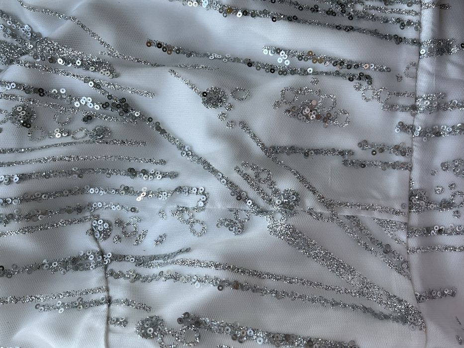 Біла вечірня святкова сукня Gepur.