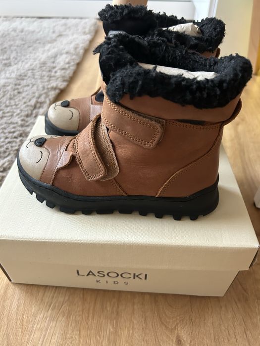 Buty zimowe  chlopiece sniegowce Lasocki