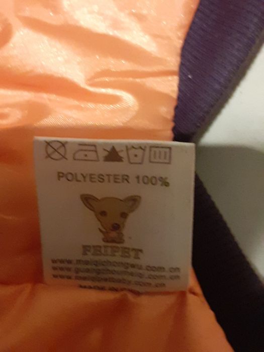 Kurtka dla małego pieska z logo Barcelony