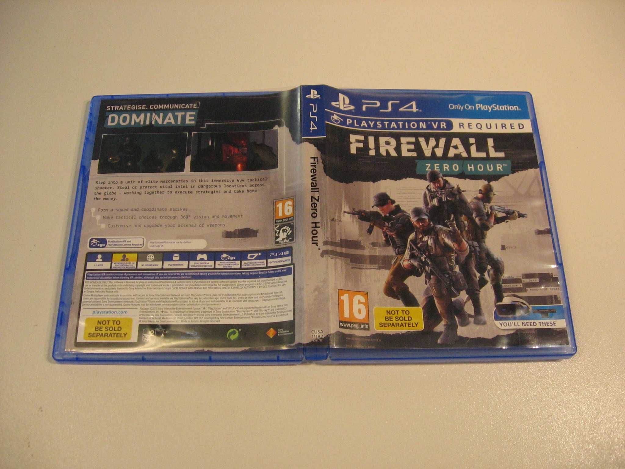 Firewall Zero Hour VR - GRA Ps4 - Opole 3803