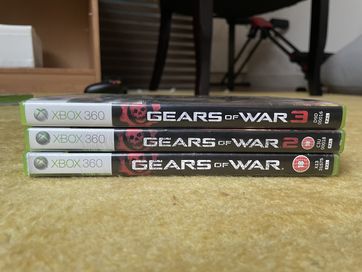 Sprzedam zestaw Gears of War 1,2,3 XBOX 360