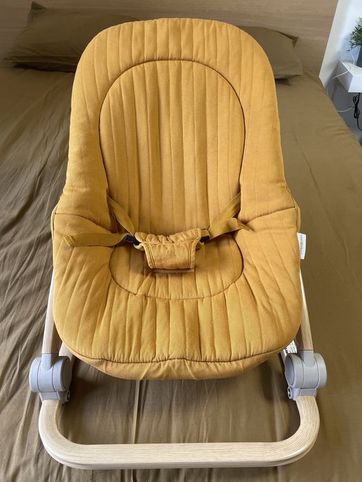 Espreguiçadeira amarela com arco Vertbaudet