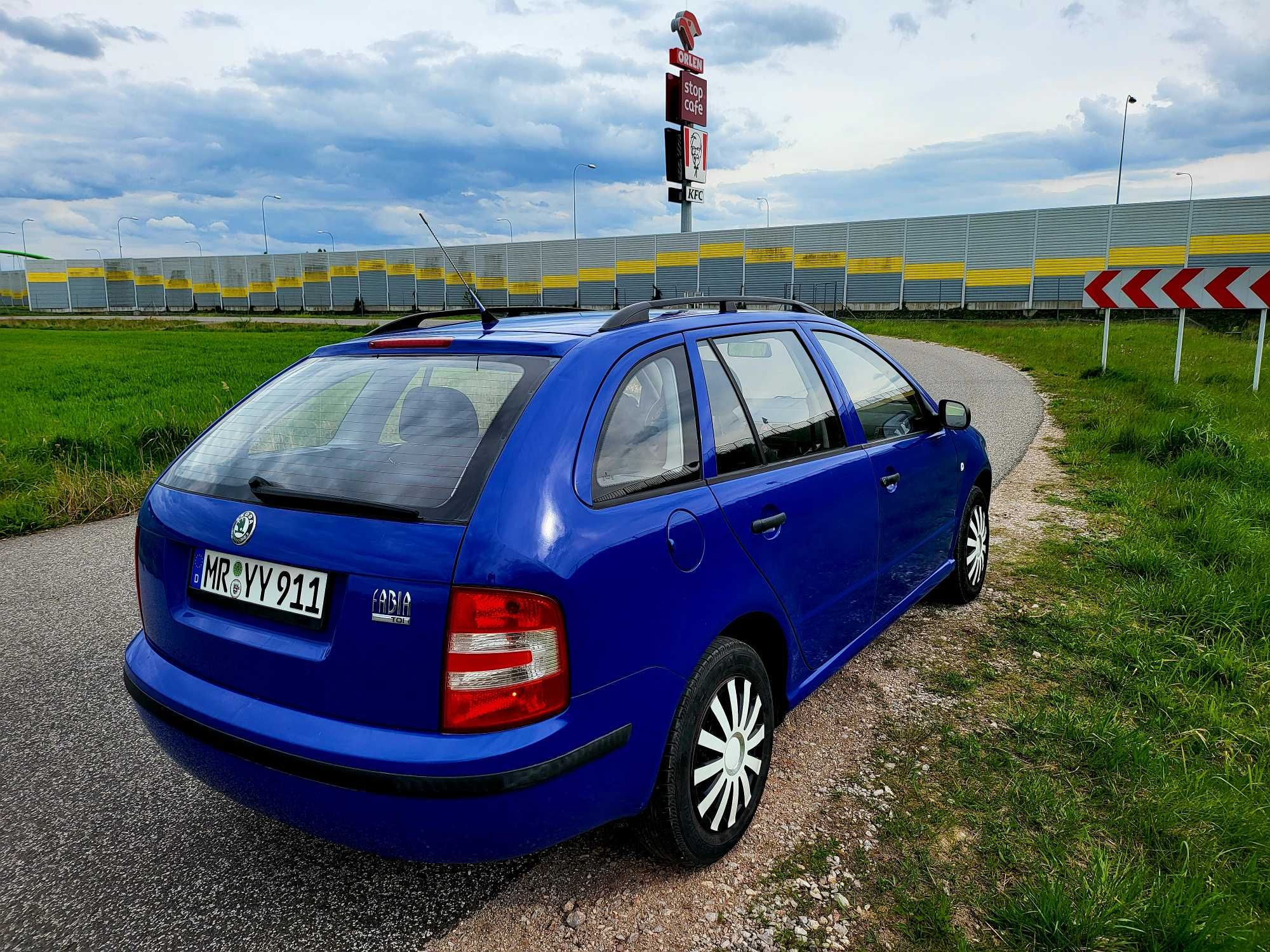 SKODA FABIA kombi 1.4 TDI 2005 klima tylko 189tkm SUPER STAN