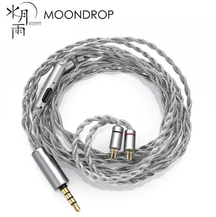 ⇒ Moondrop MC2 - кабель для наушников, с микрофоном (Jeck 3.5, 0.78)