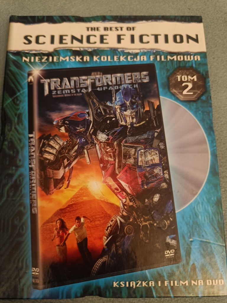 Transformers tom 1 i 2 dvd + książka o filmie