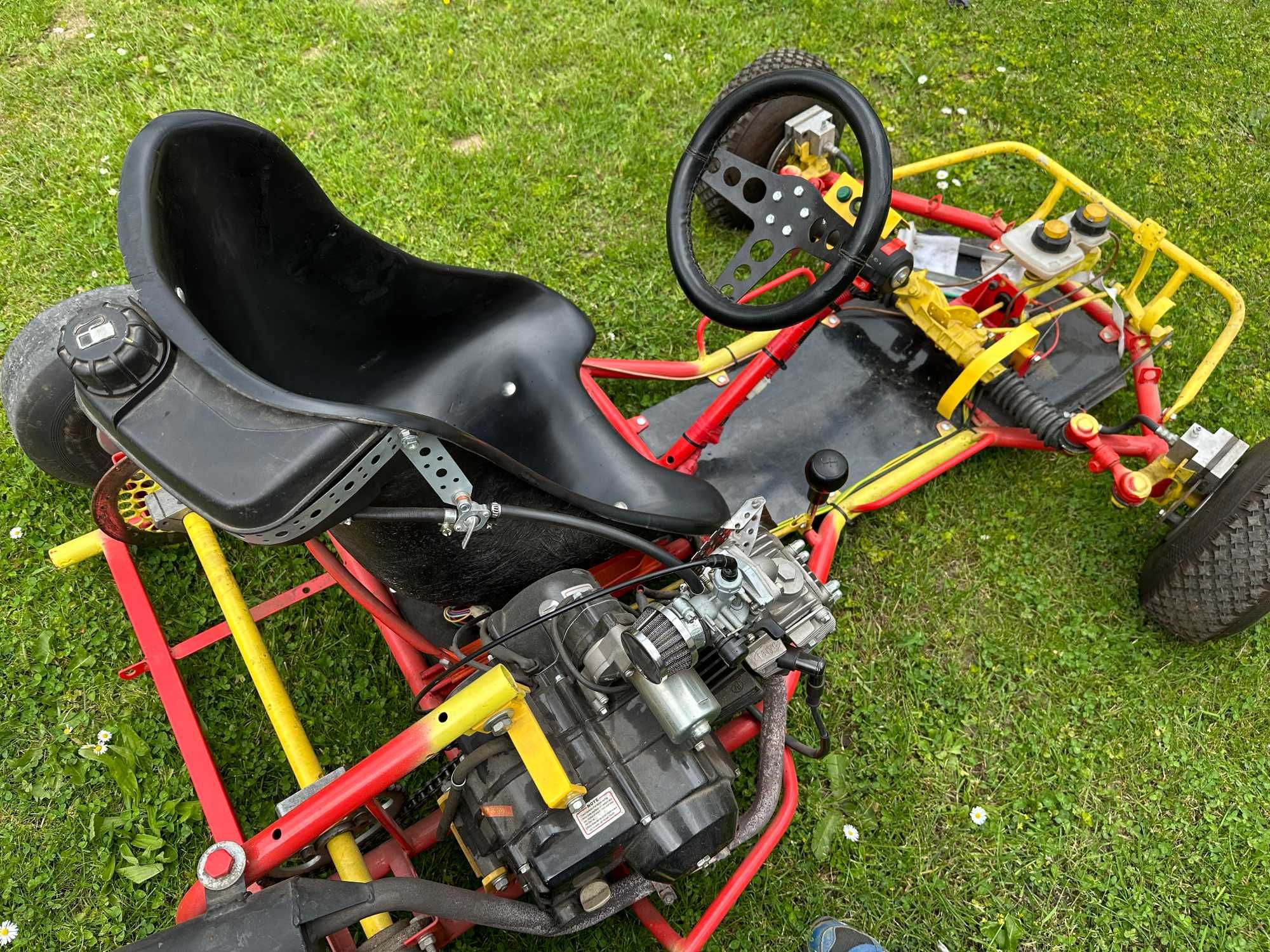 Gokart - oryginalna rama, silnik 4- suwowy 125 cm
