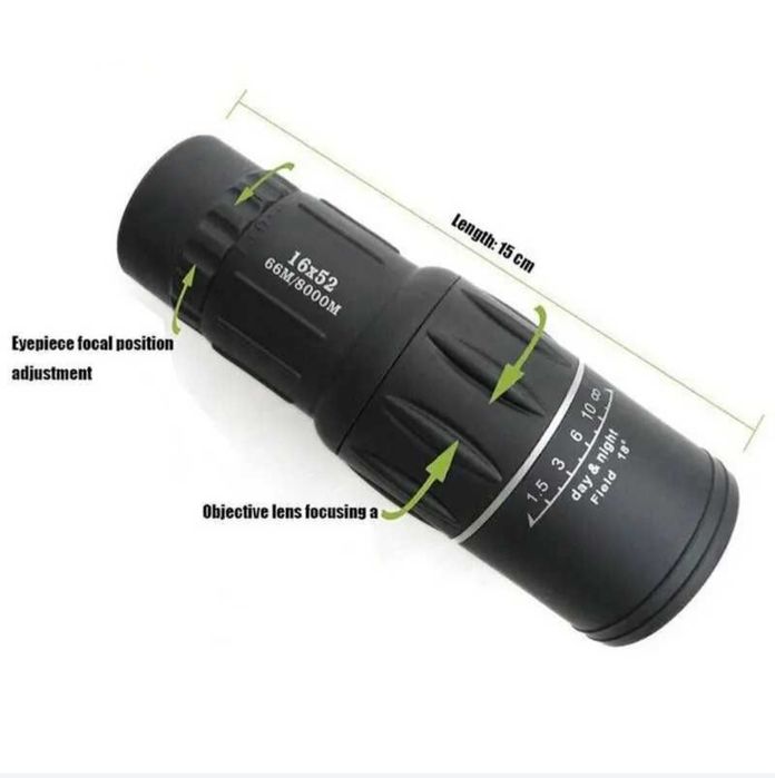 Монокуляр Bushnell 16x52 компактний з подвійною