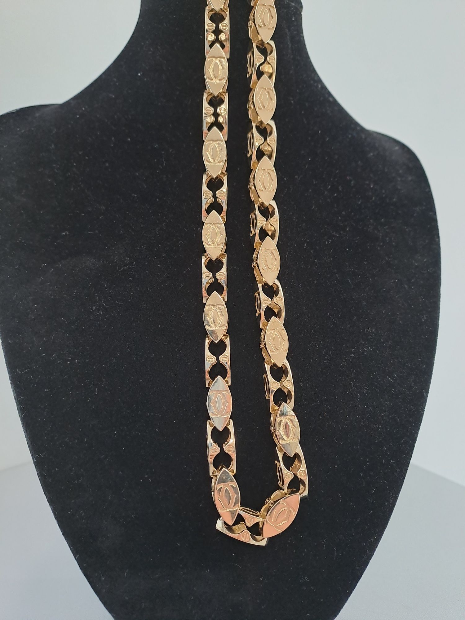 Złoty Łańcuszek splot CARTIER Pr 585  129.12 Wyrób  Nowy