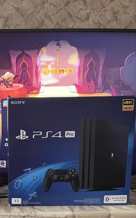 СРОЧНО PlayStation 4 pro 1TB + Ps камера и доп гемпад!