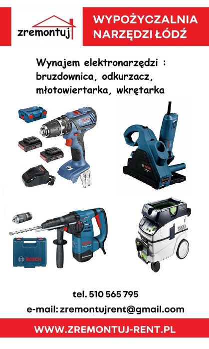 Wypożyczalnia narzędzi Łódź