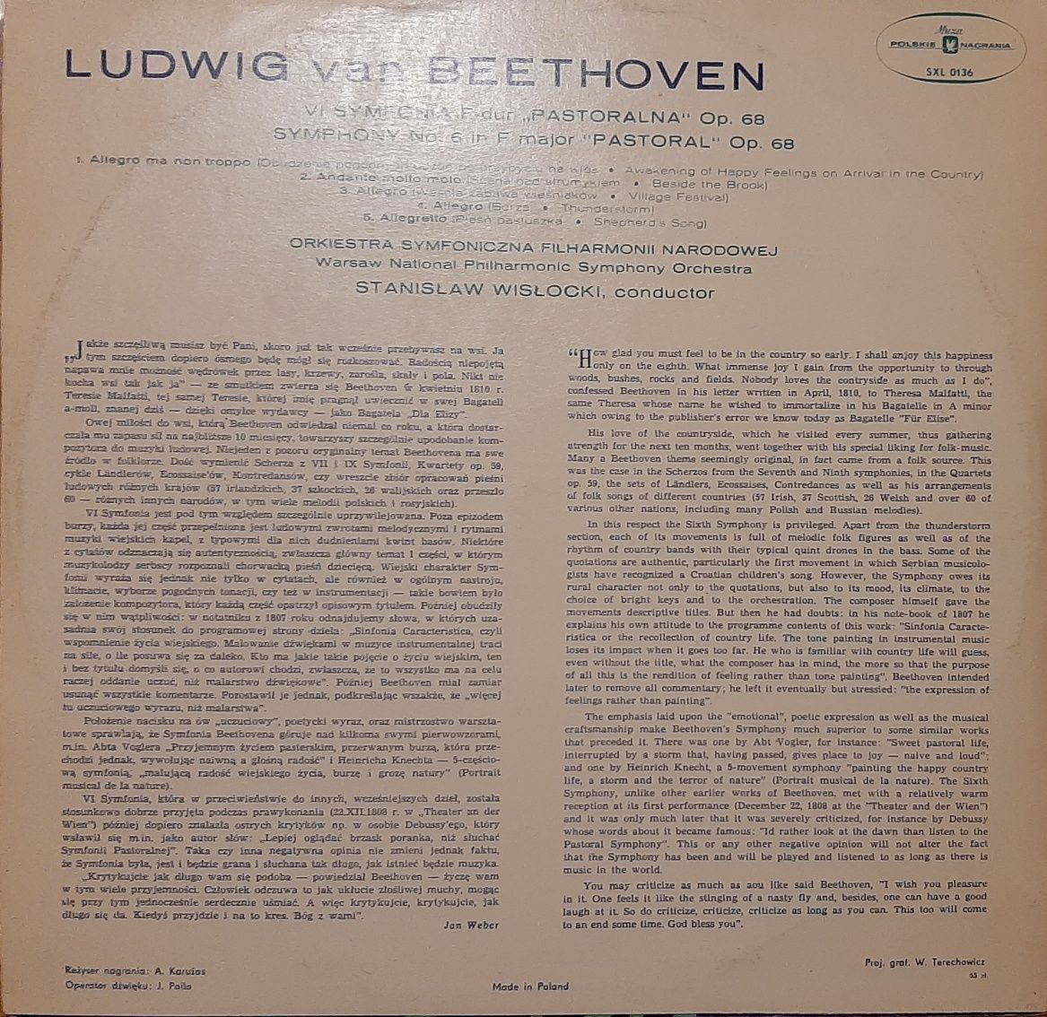 L.Beethoven Symfonie nr I i IX